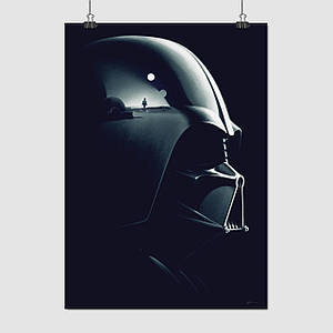 Плакат "Дарт Вейдер, Зоряні Війни, Darth Vader, Star Wars", 60×43см