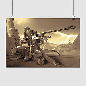 Плакат "Овервотч, Ана, Overwatch, Ana", 40×60см