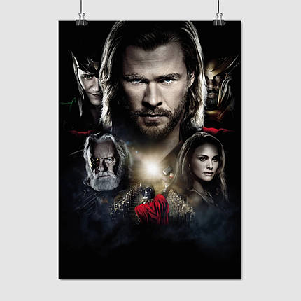 Плакат "Тор, Царство темряви, Thor, Dark World", 60×43см, фото 1