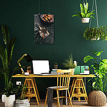 Плакат "Вогонь у казанку та дерев'яна дошка з їжею", 60×40см, фото 5