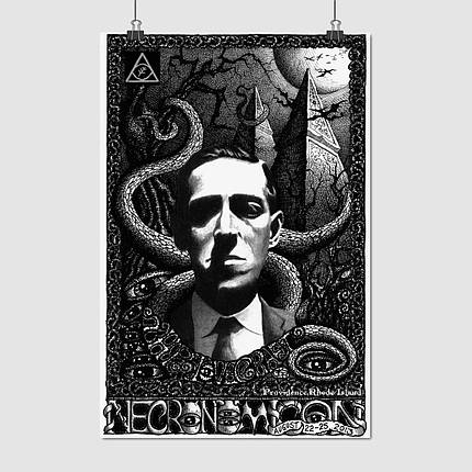Плакат "Говард Лавкрафт, Lovecraft", 60×40см, фото 1