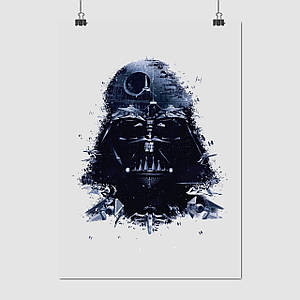 Плакат "Дарт Вейдер, Зоряні Війни, Darth Vader, Star Wars", 60×43см