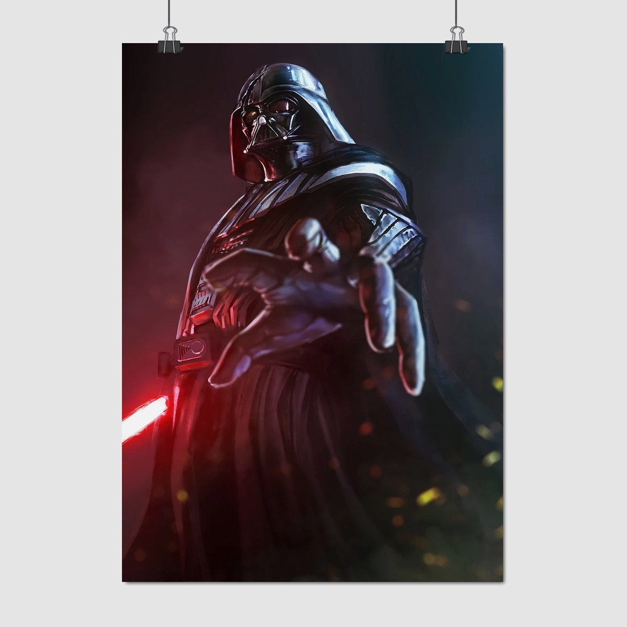 Плакат "Дарт Вейдер, Зоряні Війни, Darth Vader, Star Wars", 60×43см