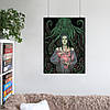 Плакат "Ктулху і культістка, Ktulhu, Lovecraft", 60×44см, фото 6