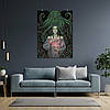 Плакат "Ктулху і культістка, Ktulhu, Lovecraft", 60×44см, фото 7