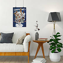 Плакат "Чемпіони Реал Мадрід", 60×40см, фото 4