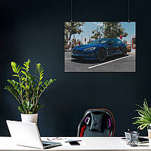 Плакат "Tesla Model S Plaid (2022)", 42×60см, фото 4