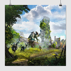 Плакат "Horizon Zero Dawn", 60×60см