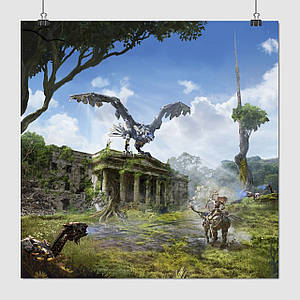 Плакат "Horizon Zero Dawn", 60×60см