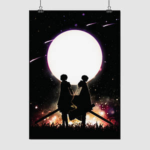 Плакат "Атака на титанів, Attack on Titans", 60×43см