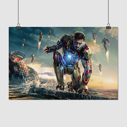 Плакат "Залізна людина, напад Альтрона, Iron Man", 40×60см, фото 1