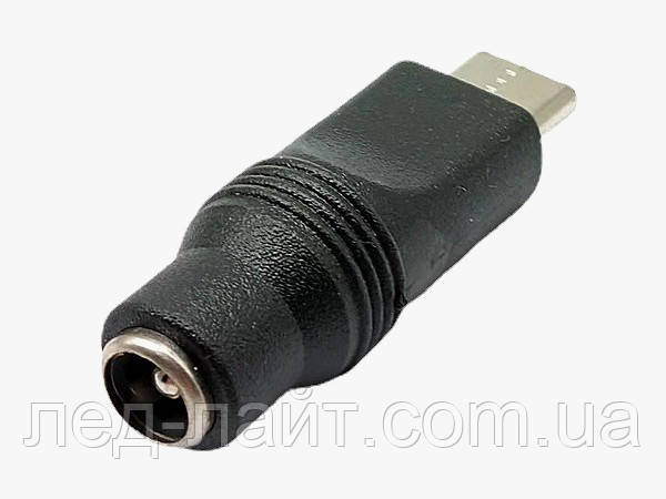 Перехідник DC 5.5мм 2.1мм type c