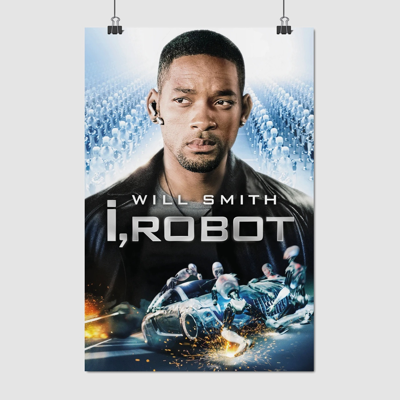 Плакат "Я, Робот, I, Robot (2004)", 60×40см