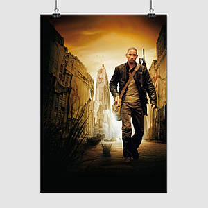 Плакат "Я — легенда, I Am Legend (2007)", 60×43см