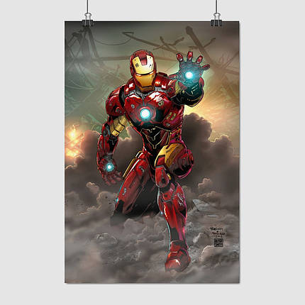 Плакат "Залізна людина, Iron Man", 60×43см, фото 1