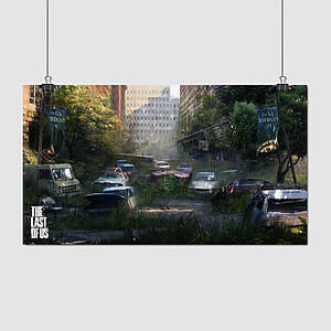 Плакат "Останні з нас, постапокаліпсис, Last Of Us", 60×107см