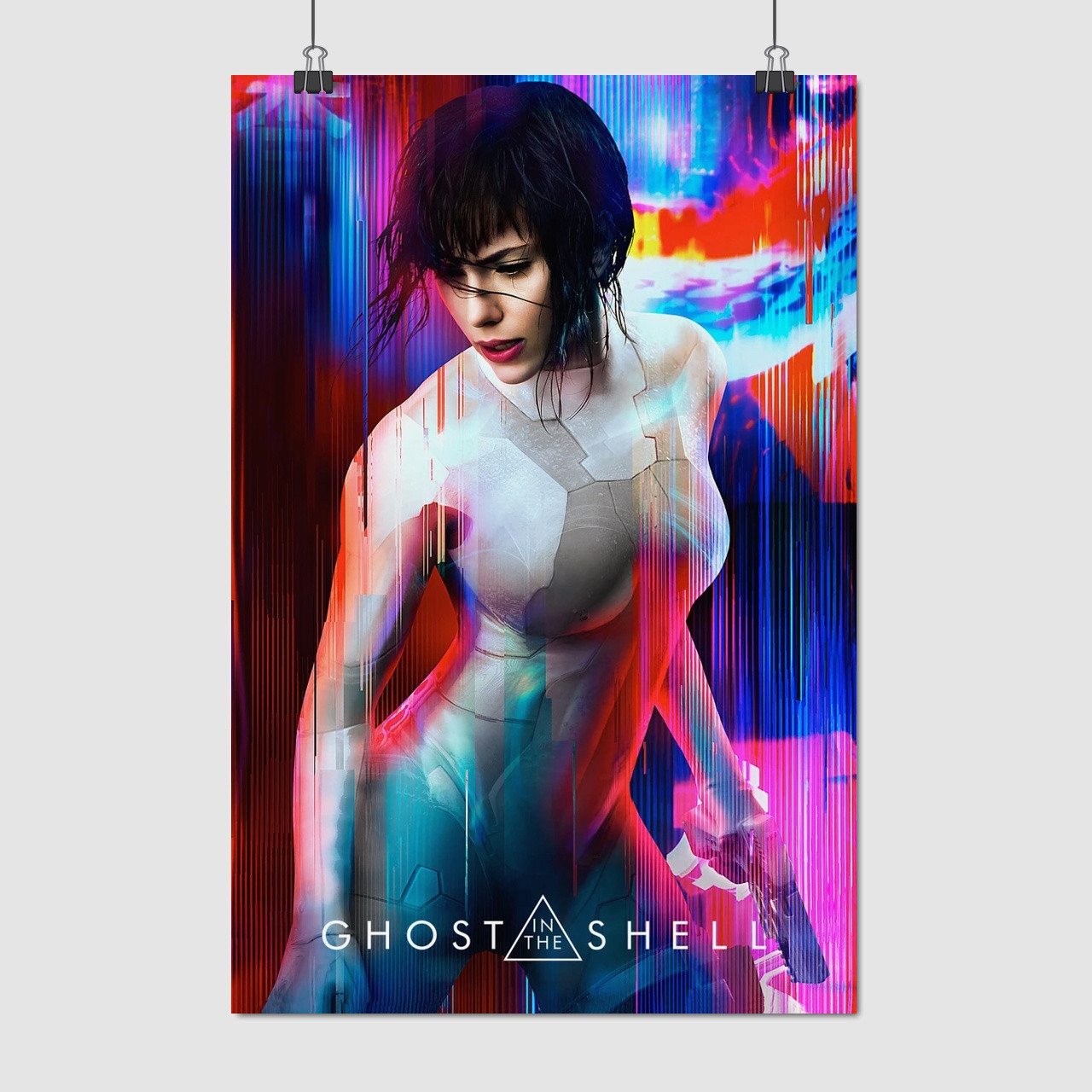 Плакат "Привид у броні, Ghost in the Shell (2017)", 60×40см