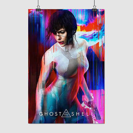 Плакат "Привид у броні, Ghost in the Shell (2017)", 60×40см, фото 1