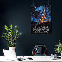 Плакат "Зоряні Війни Ⅳ: Нова надія, Star Wars Ⅳ: New Hope (1977) ", 60×43см, фото 4