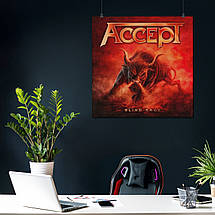 Плакат "Accept, Blind Rage (2014)", 60×60см, фото 3