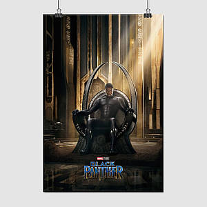 Плакат "Чорна Пантера, Black Panther (2018)", 60×41см