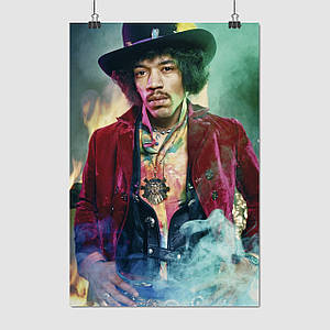 Плакат "Джимі Гендрікс, Jimi Hendrix", 60×40см