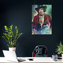 Плакат "Джимі Гендрікс, Jimi Hendrix", 60×40см, фото 3