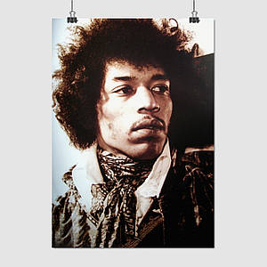 Плакат "Джимі Гендрікс, Jimi Hendrix", 60×43см