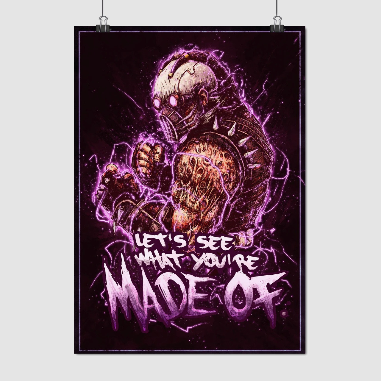 Плакат "Мортал Комбат, Кабал, Mortal Kombat, Kabal", 60×43см