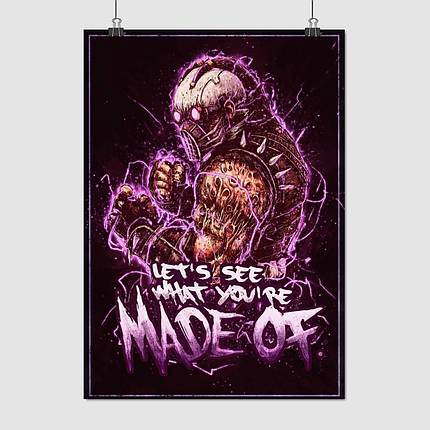 Плакат "Мортал Комбат, Кабал, Mortal Kombat, Kabal", 60×43см, фото 1