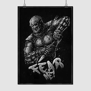Плакат "Мортал Комбат, Нуб Сайбот, Mortal Kombat, Noob Saibot", 60×43см
