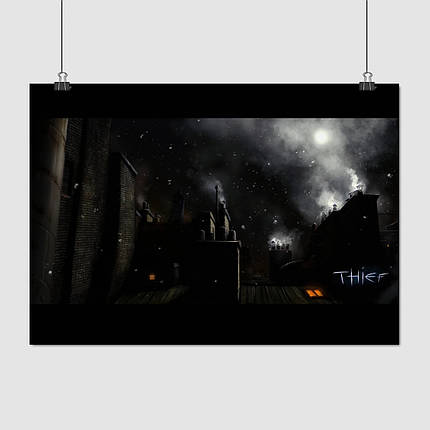 Плакат "Вор: Темный Проект, Гаррет, Thief: The Dark Project (1998)", 43×60см, фото 1
