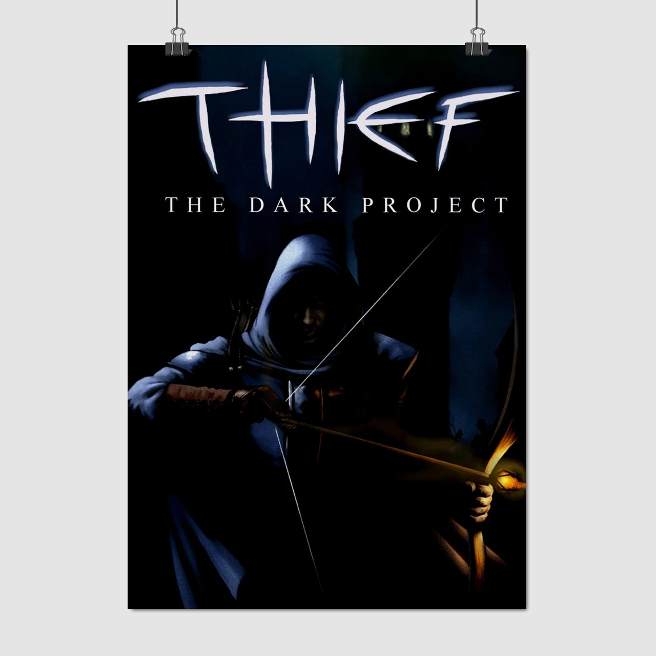 Плакат "Вор: Темный Проект, Гаррет, Thief: The Dark Project (1998)", 60×47см