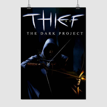 Плакат "Вор: Темный Проект, Гаррет, Thief: The Dark Project (1998)", 60×47см, фото 1