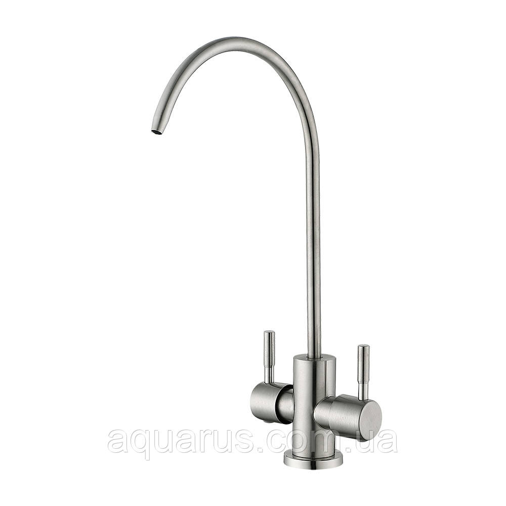 Монокран-фасетка WEZER EKO4S-13 подвійний, нерж. сталь, сатин