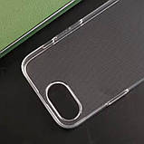 TPU чохол Epic Transparent 1,5mm для Apple iPhone 16e (6.1") Безбарвний (прозорий), фото 3