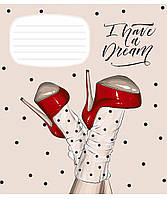 Зошит уч. "Школярик" 18арк.== /3039L/ "I have a dream" (дівчинка) (25/250)