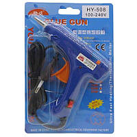 Пістолет клейовий для термоклею /508/ 0,7см 20W, вилка-євро (1/24/96)