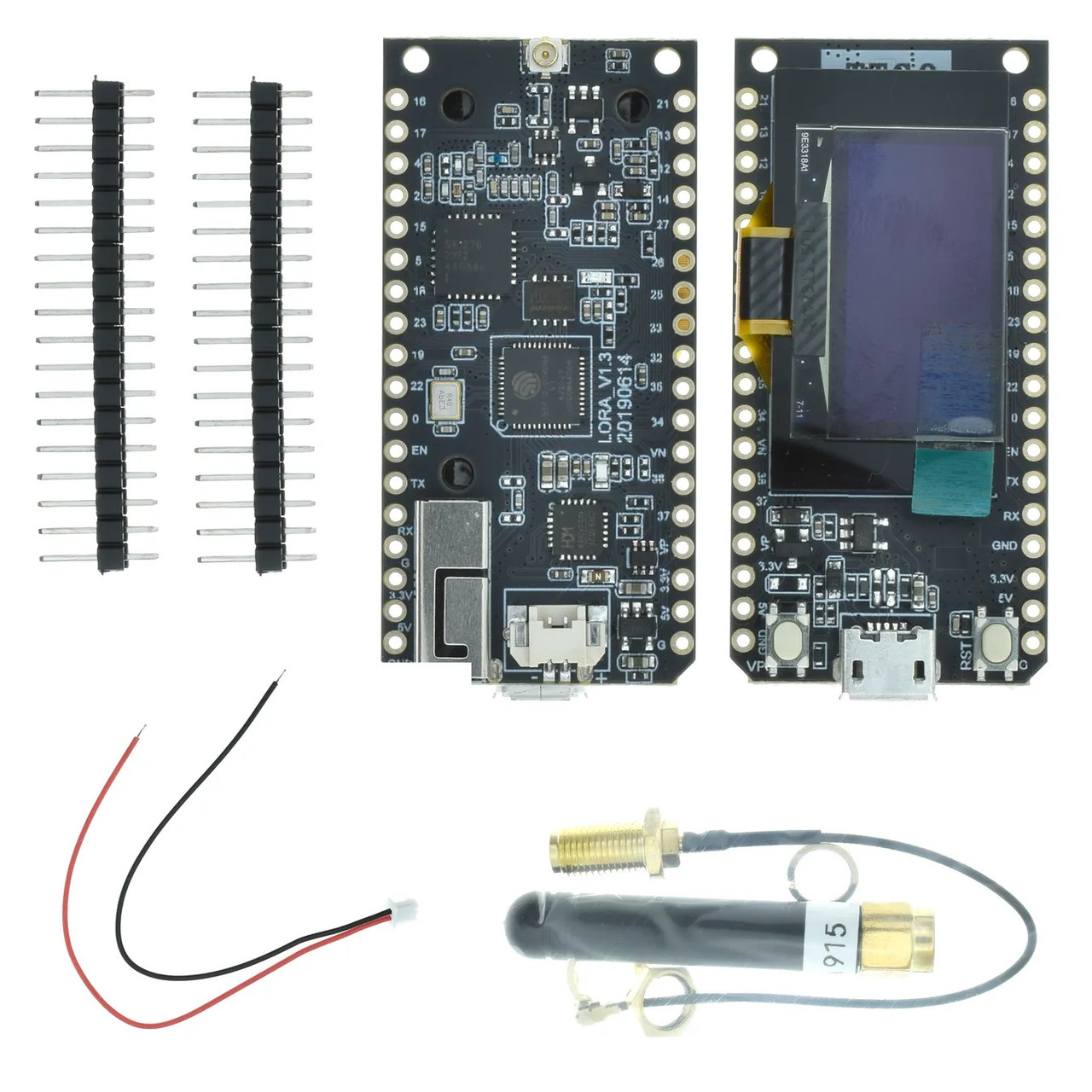 Плата розробки LILYGO ESP-32, LORA32, 915 МГц SX1276 (V1.3) з OLED-дисплеєм