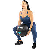 М'яч набивний медичний для кросфіту WALL BALL LiveUp (вага 12кг) LP8103-12, фото 7