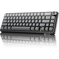 Бездротова механічна клавіатура Attack SHARK X66 (66 клавіш, 2.4 ГГц‌, USB Type-C, RGB, Grey Gradien)