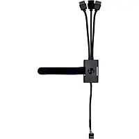 Хаб для ПК Lian Li (G89.PW-U2HB.00) USB 2.0 1 to 3 HUB Black до материнської плати