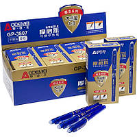 Ручка "пише-стирає" 3807 синя зі збільшеним обсягом чорнила