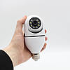 WIFI камера відеоспостереження в патрон 2MP, Smart Camera / Поворотна камера-лампочка / Розумна IP камера, фото 9