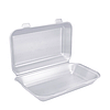 Ланч-бокс зі спіненого полістиролу 270х145х70 мм білий (1/уп/25/шт)