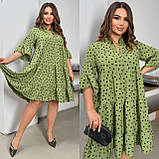 Жіноча літня сукня великого розміру новинка 2025, фото 6