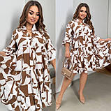 Жіноча літня сукня великого розміру новинка 2025, фото 7