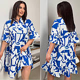 Жіноча літня сукня великого розміру новинка 2025, фото 8