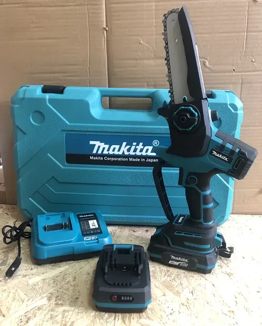 Аккумуляторная пила Makita DUC190Z 24V, 5А Шина 15см, Бесщеточная, индикатор, Смазка цепи., фото 1