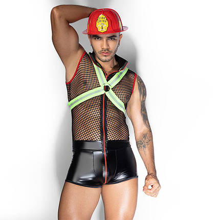 Чоловічий еротичний костюм пожежника JSY 9152 One Size, фото 1